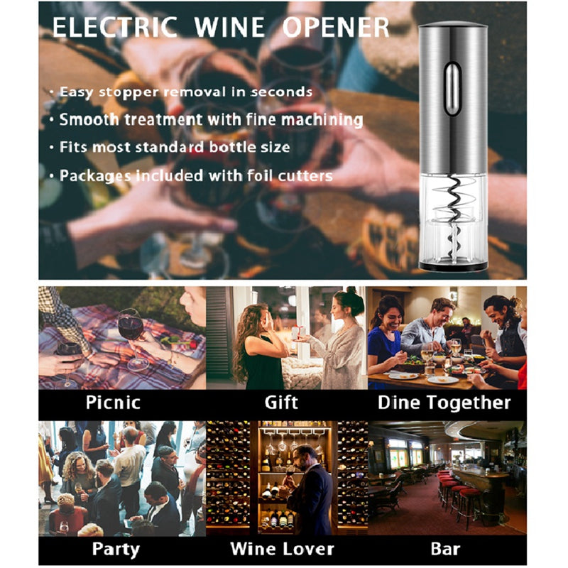 Electric Wine Opener Set