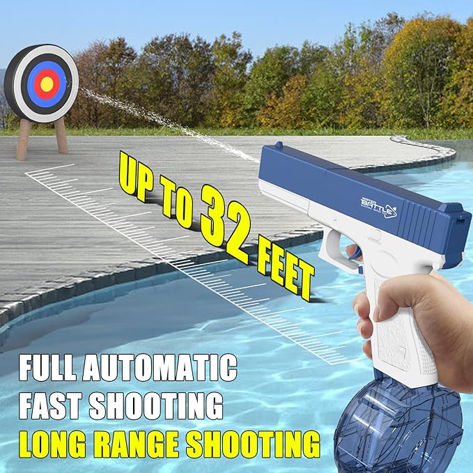 Toy Water Gun Shooting Range + Automated Shooting