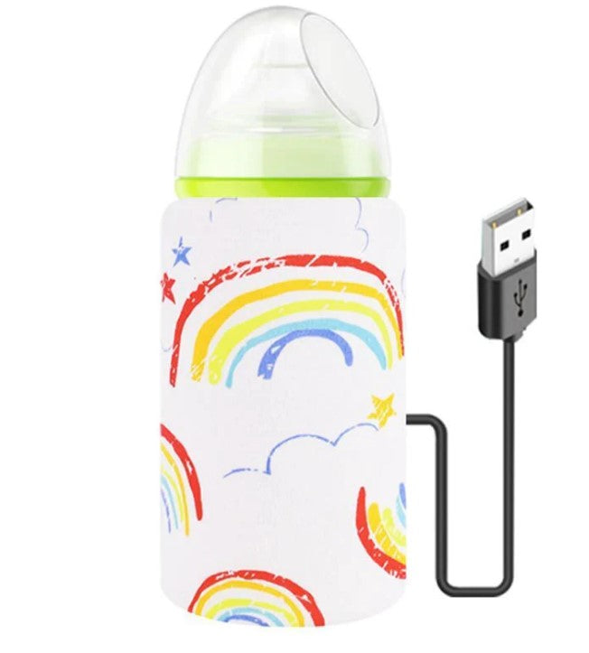 USB Portable Bottle Insulation Warmer - RAINBOW_0