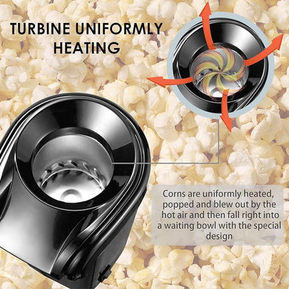 Mini Hot Air Popcorn Maker