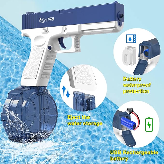 Toy Water Gun Informational Elements