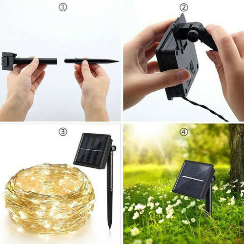 Solar LED Outdoor Multi-Colour Lighting Decoration