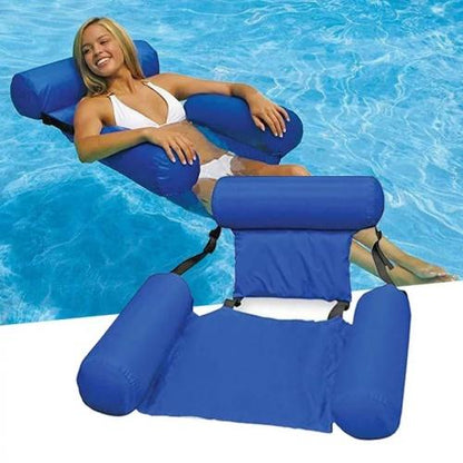 Lounging Pool Floater - Red / Blue