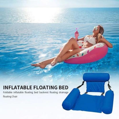 Lounging Pool Floater - Red / Blue