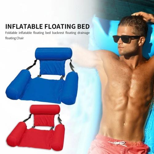 Lounging Pool Floater - Red / Blue