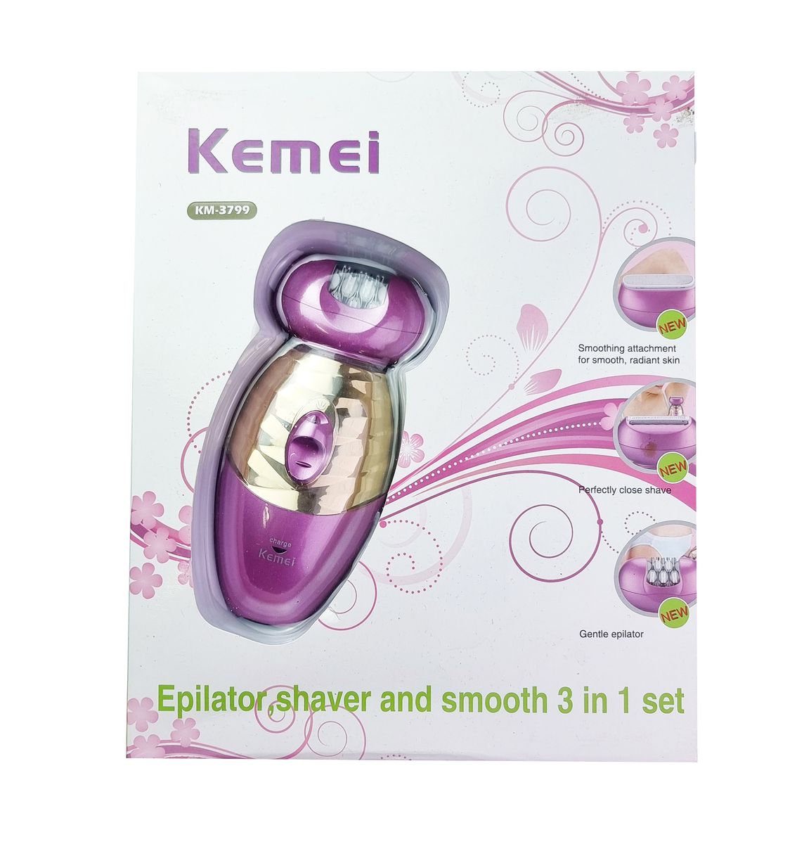 3in1 Set Portable Electric Epilator Machine_4