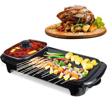 Multi-function Electric Grill Smokeless Non-sticky Environmentally Friendly Electric Hot Pot High Pr_0