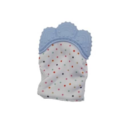 Baby Teething Mitten - Blue_0