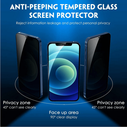 iPhone 13 and 13 Pro Anti Spy Privacy Tempered Glass Screen Protector_0